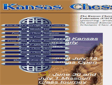 Tablet Screenshot of kansaschess.org